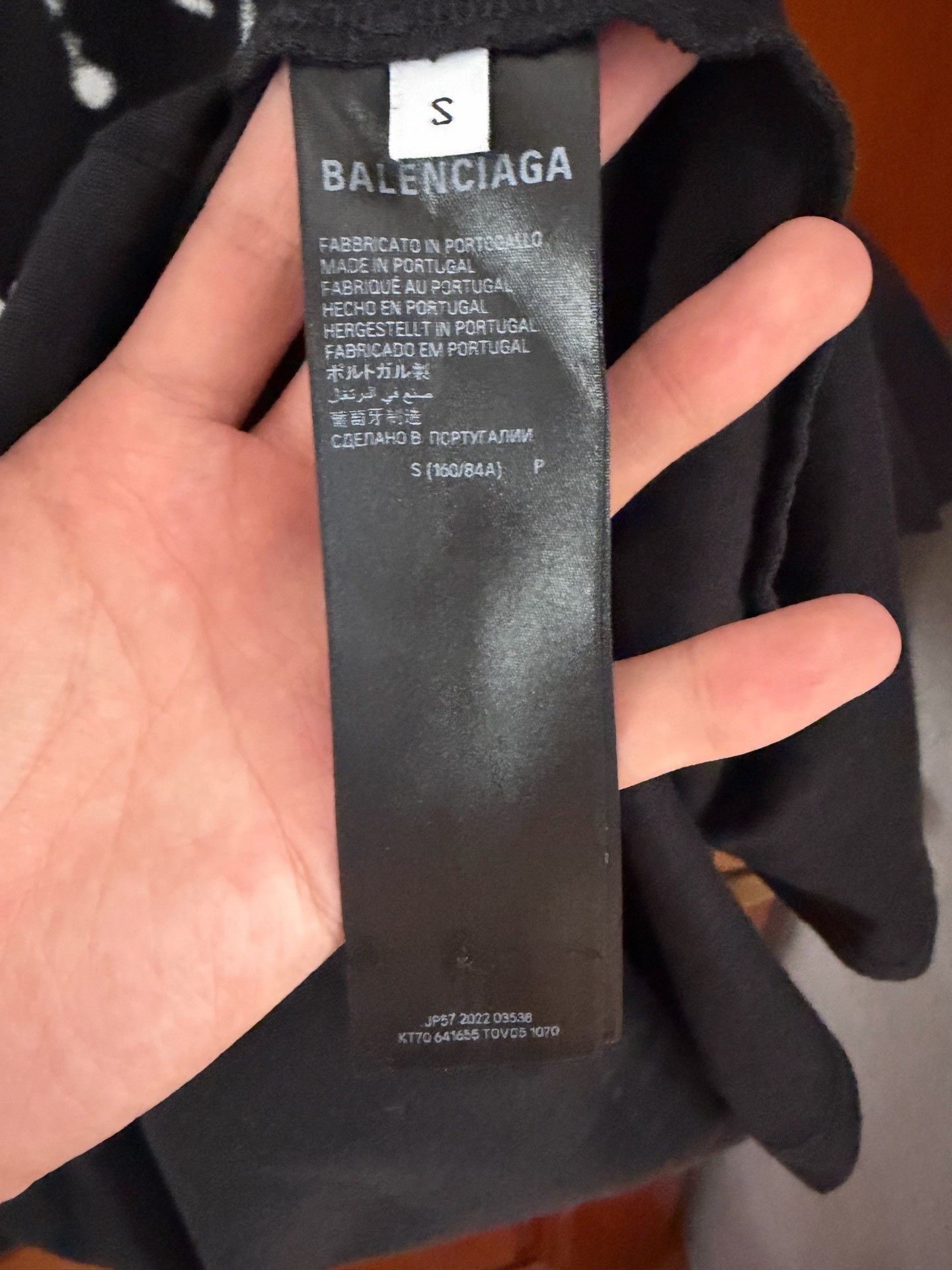Balenciaga Balenciaga Retro Black T-Shirt S Women Size S / US 4 / IT 40 - 4 Thumbnail
