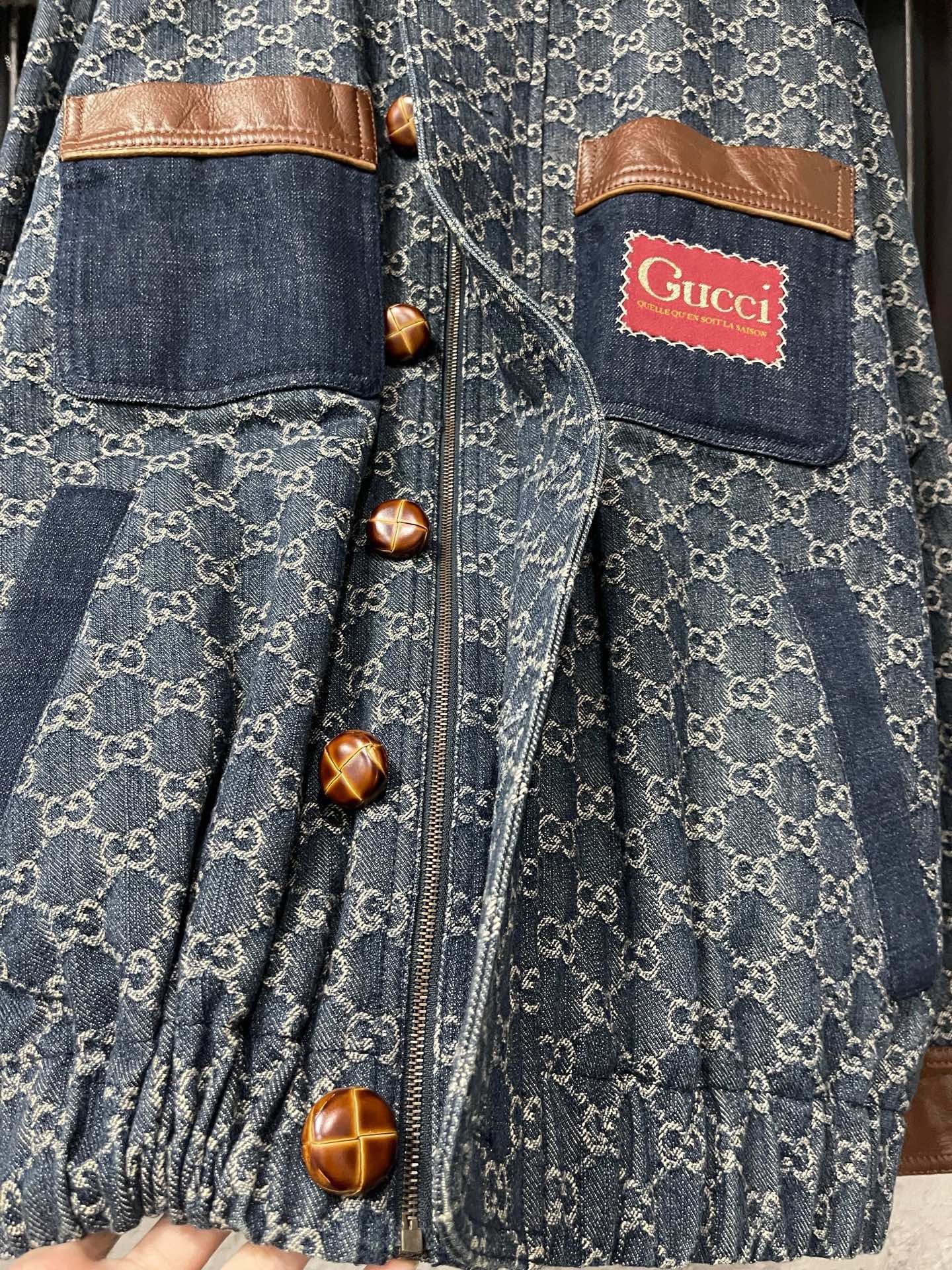 Gucci Gucci Denim Light Jacket s Men Size US S / EU 44-46 / 1 - 5 Thumbnail