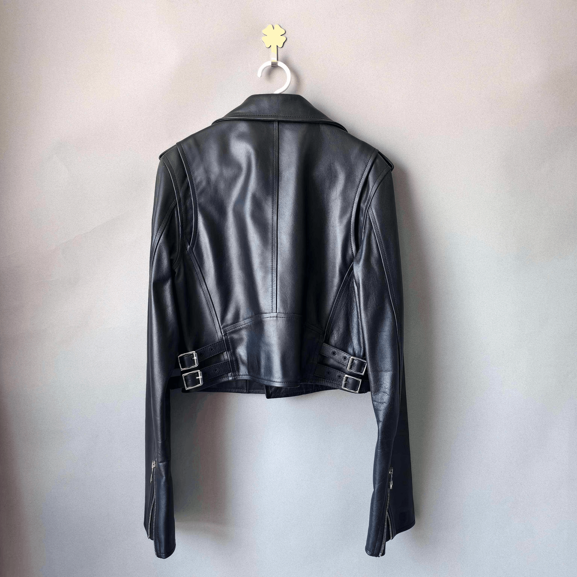 Loewe Loewe Retro Black Leather Jacket S Women Size S / US 4 / IT 40 - 2 Thumbnail