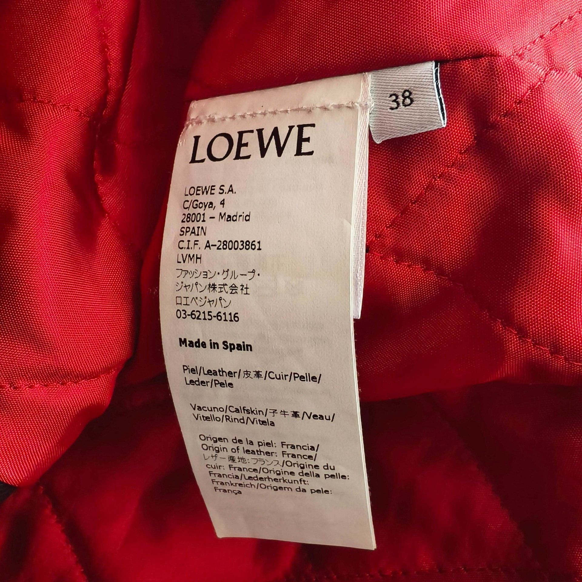 Loewe Loewe Retro Black Leather Jacket S Women Size S / US 4 / IT 40 - 5 Thumbnail