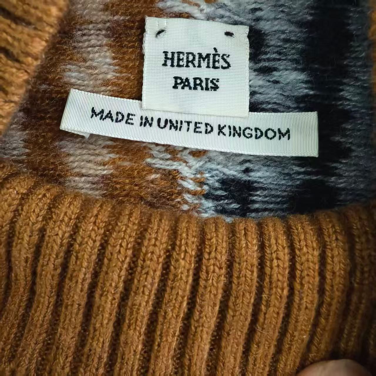 Hermes Hermes Retro Brown Sweater M Women Size M / US 6-8 / IT 42-44 - 3 Thumbnail
