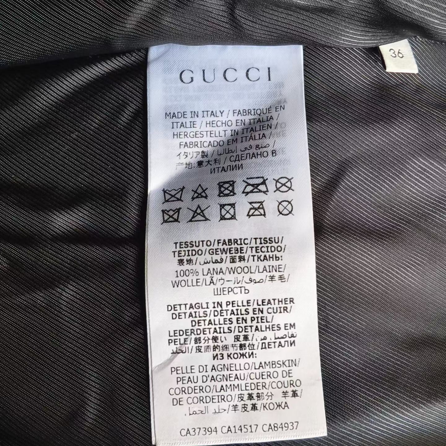 Gucci Gucci Wool Long Coat XS Women Size XS / US 0-2 / IT 36-38 - 5 Thumbnail