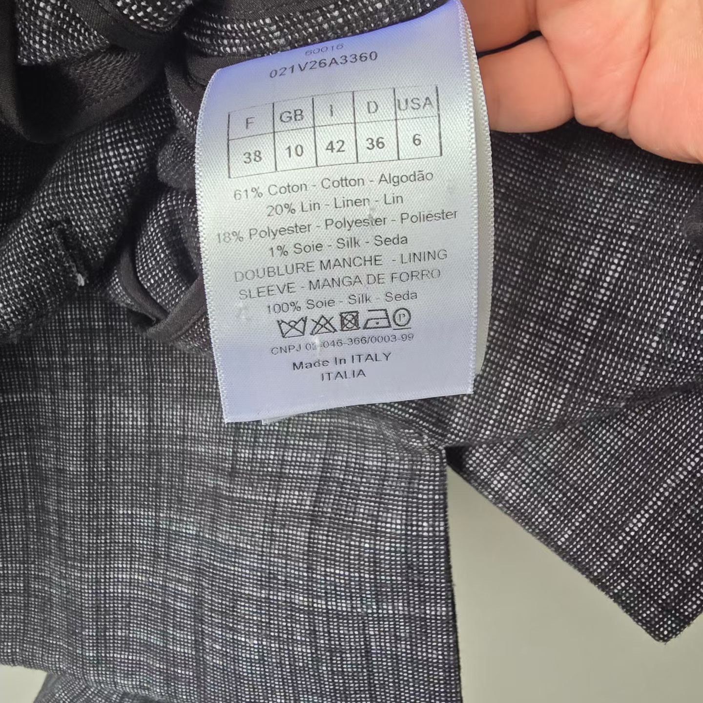 Dior Dior Plaid Jacket XS Women Size XS / US 0-2 / IT 36-38 - 4 Thumbnail