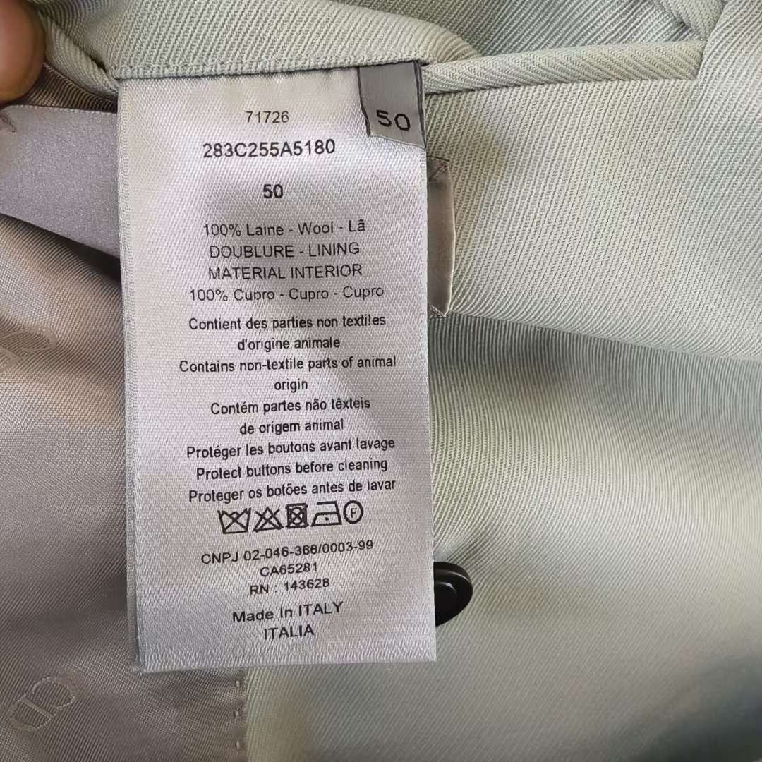 Dior Dior Formal Wool Green Suit 40r Men Size 40R - 4 Thumbnail