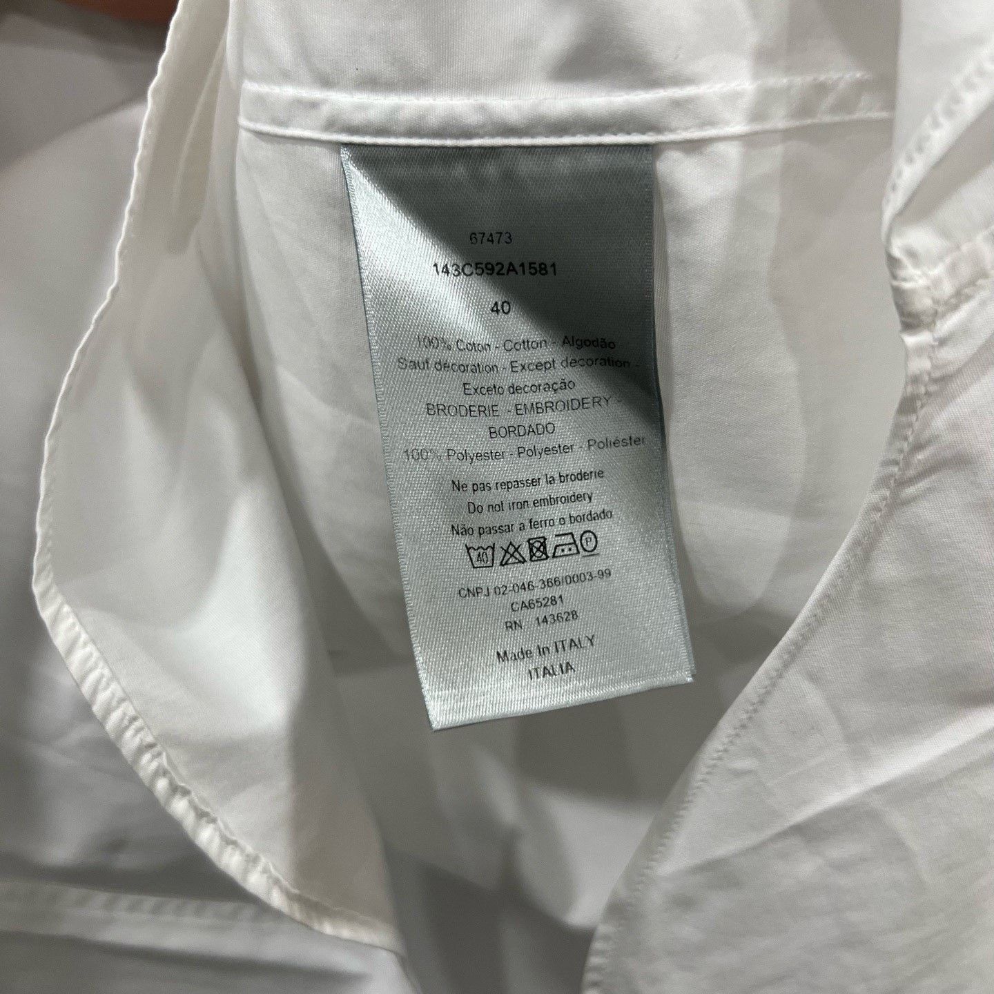 Dior Dior Retro Embroidered Shirt s Men Size US S / EU 44-46 / 1 - 5 Thumbnail