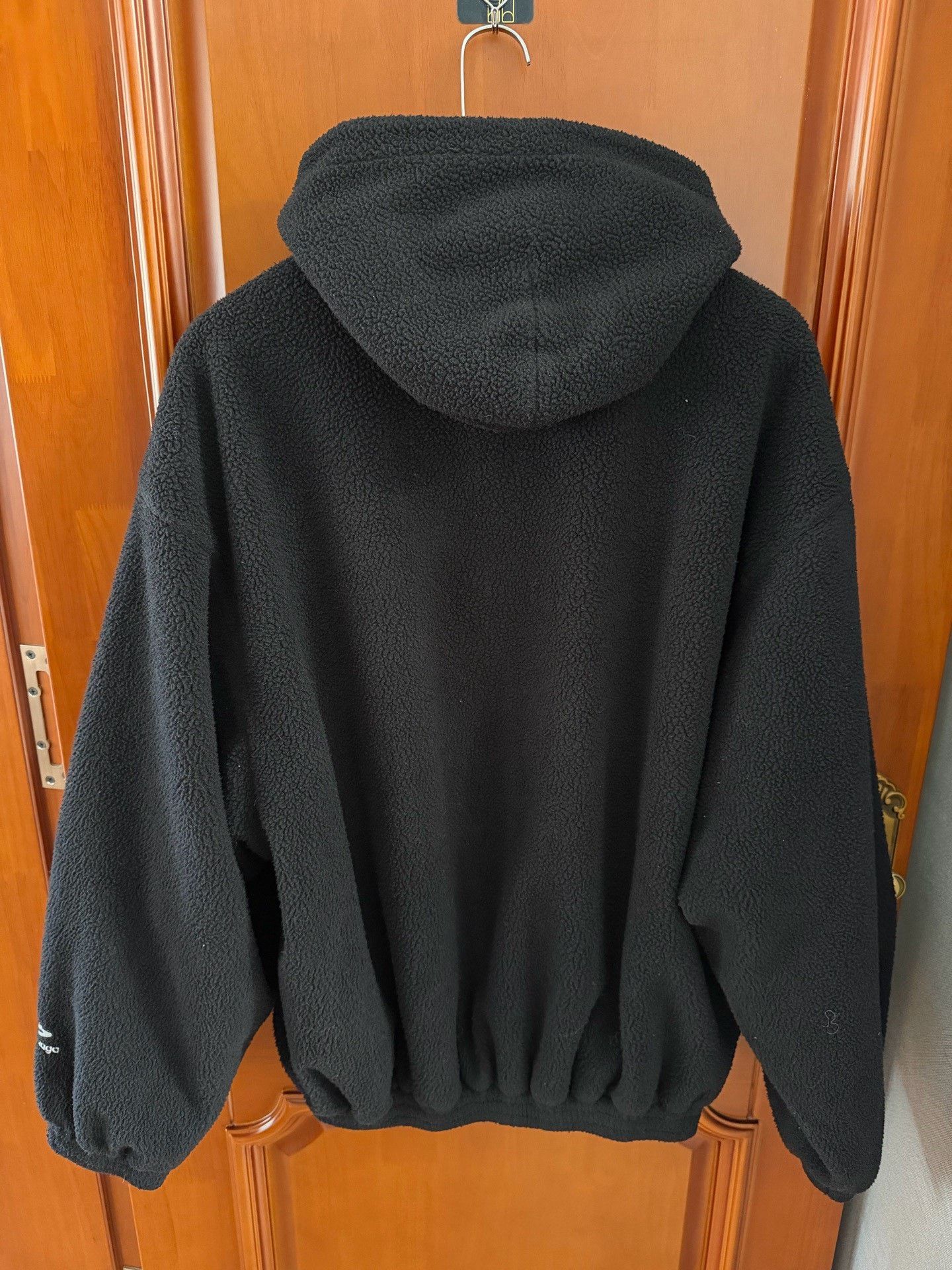 Balenciaga Balenciaga Fleece Black Hoodie s Men Size US S / EU 44-46 / 1 - 2 Thumbnail