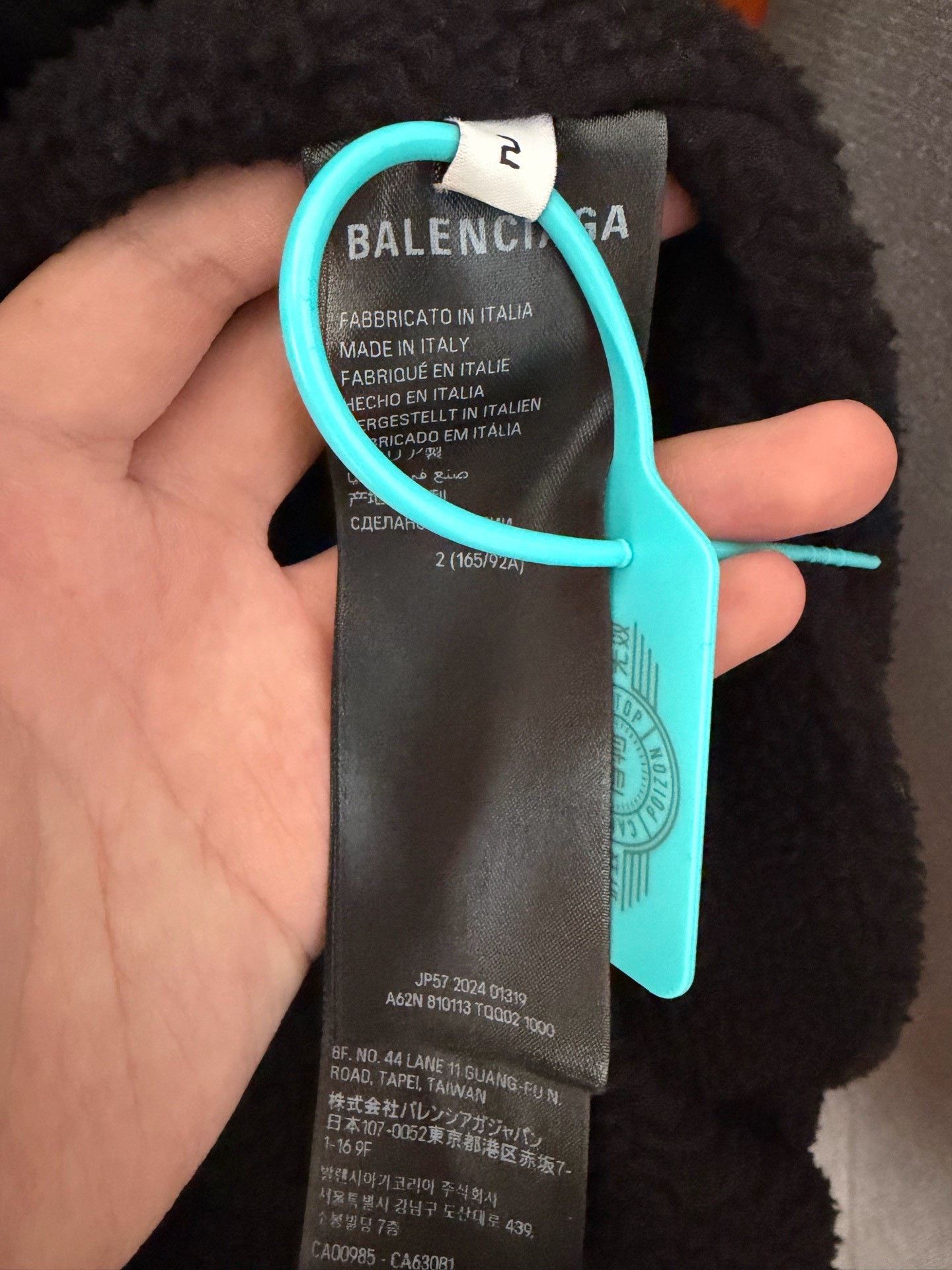 Balenciaga Balenciaga Fleece Black Hoodie s Men Size US S / EU 44-46 / 1 - 5 Thumbnail