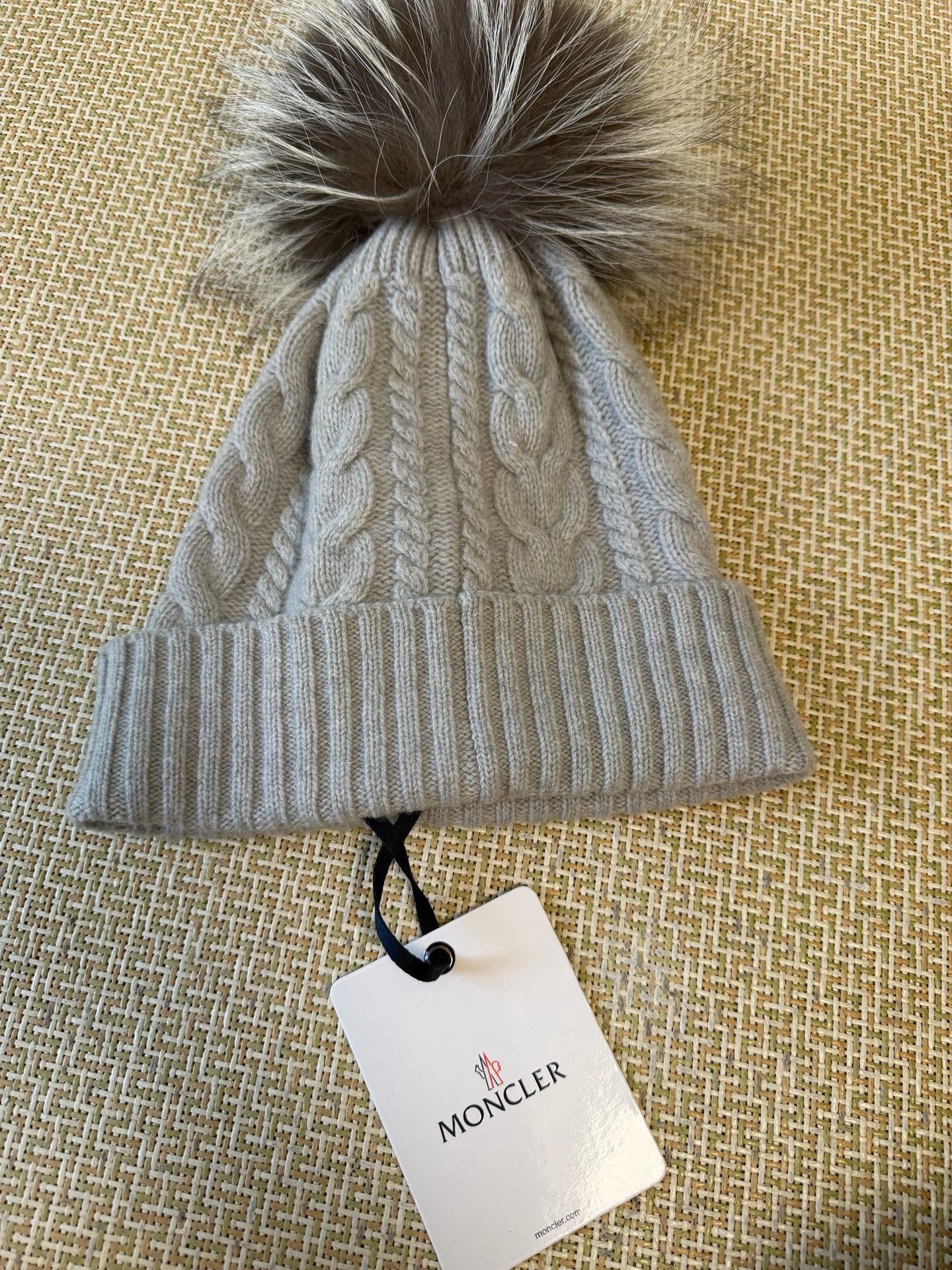 Moncler Moncler Knit Gray Hat one size Men Size ONE SIZE - 2 Thumbnail