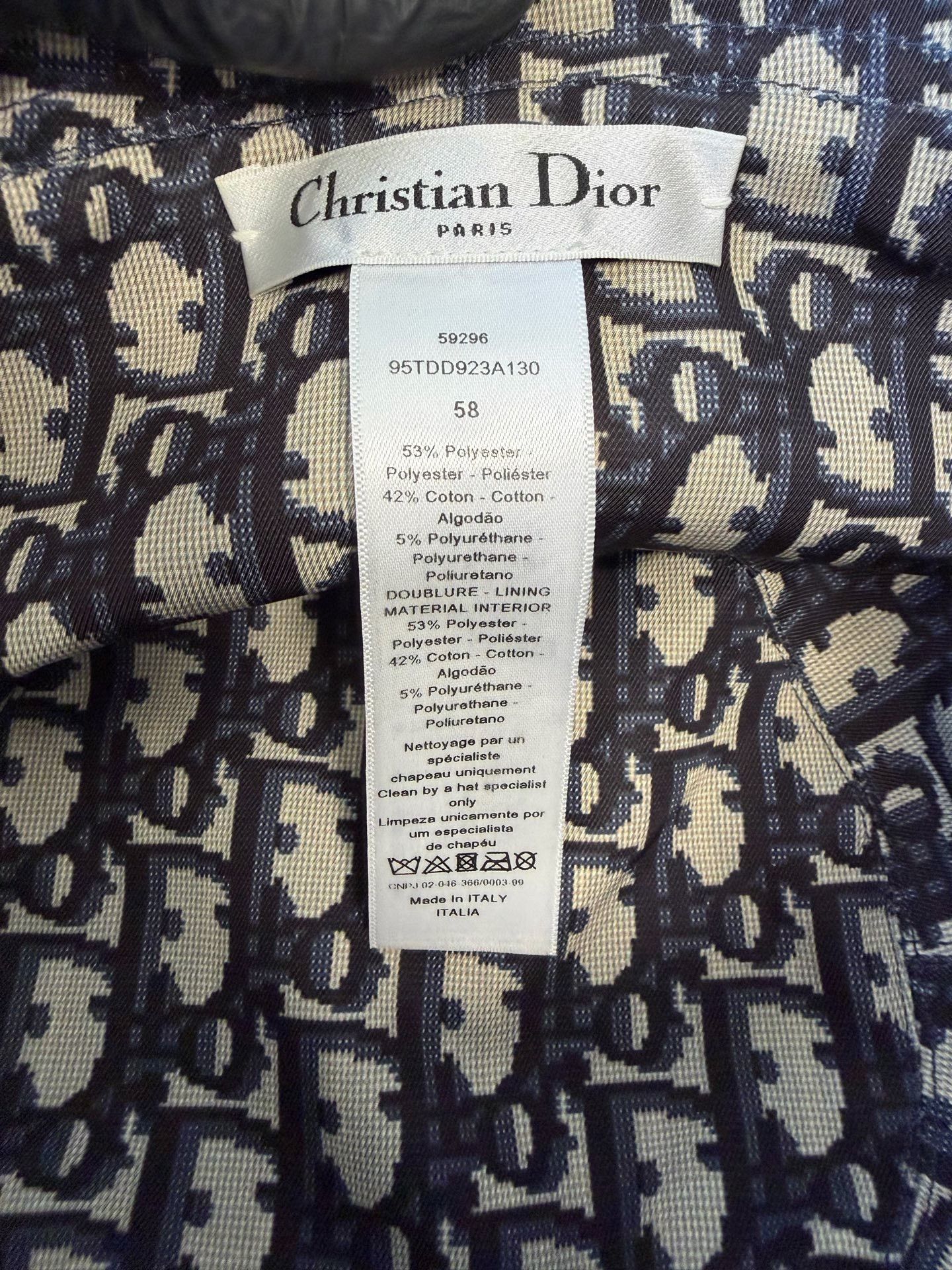 Dior Dior Hat one size Men Size ONE SIZE - 5 Thumbnail