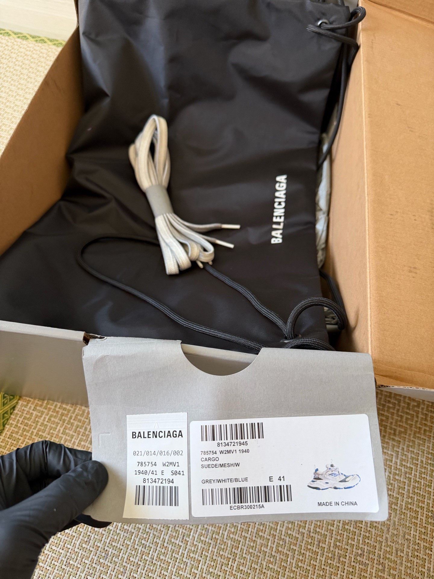 Balenciaga Balenciaga Distressed Blue Lowtop Sneakers 8.5 Men Size US 8.5 / EU 41-42 - 9 Thumbnail
