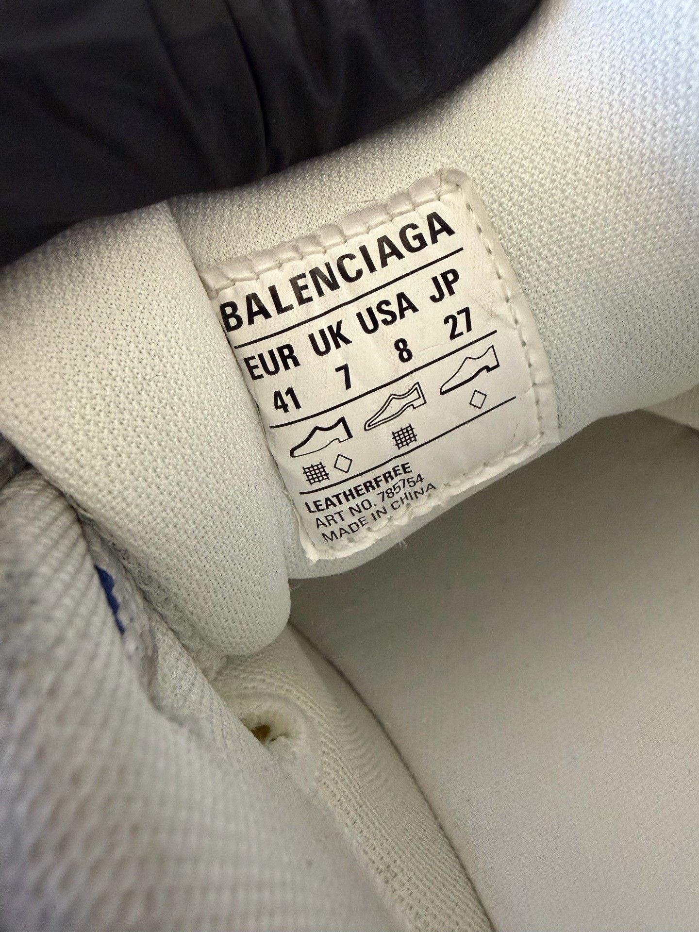 Balenciaga Balenciaga Distressed Blue Lowtop Sneakers 8.5 Men Size US 8.5 / EU 41-42 - 8 Thumbnail