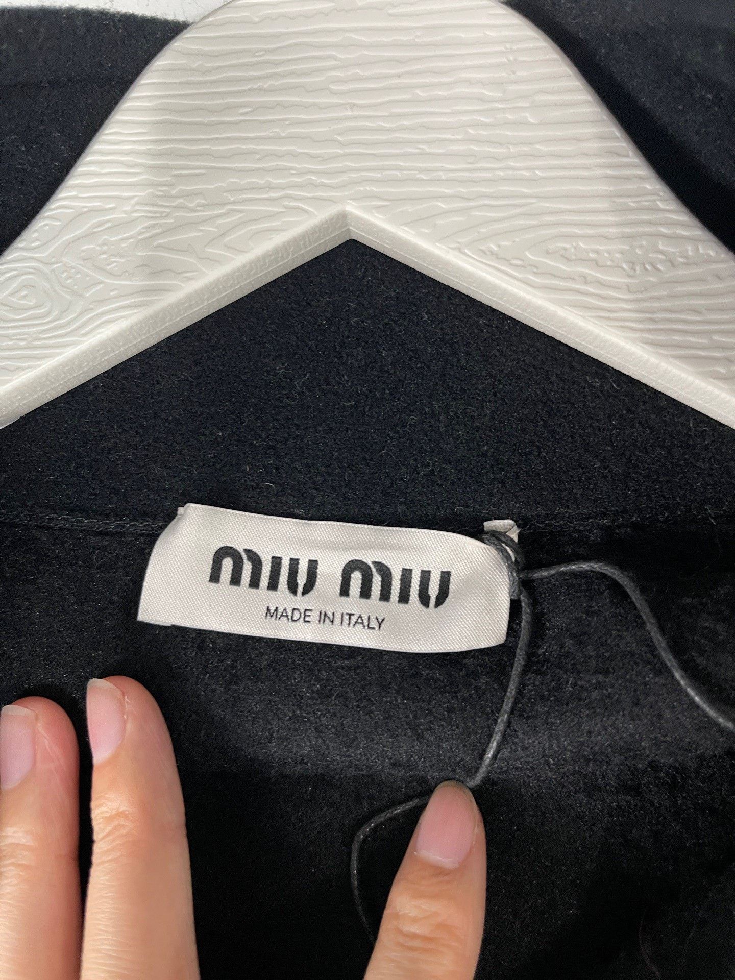 Miu Miu Miu Miu Fleece Black Hoodie XS Women Size XS / US 0-2 / IT 36-38 - 7 Thumbnail