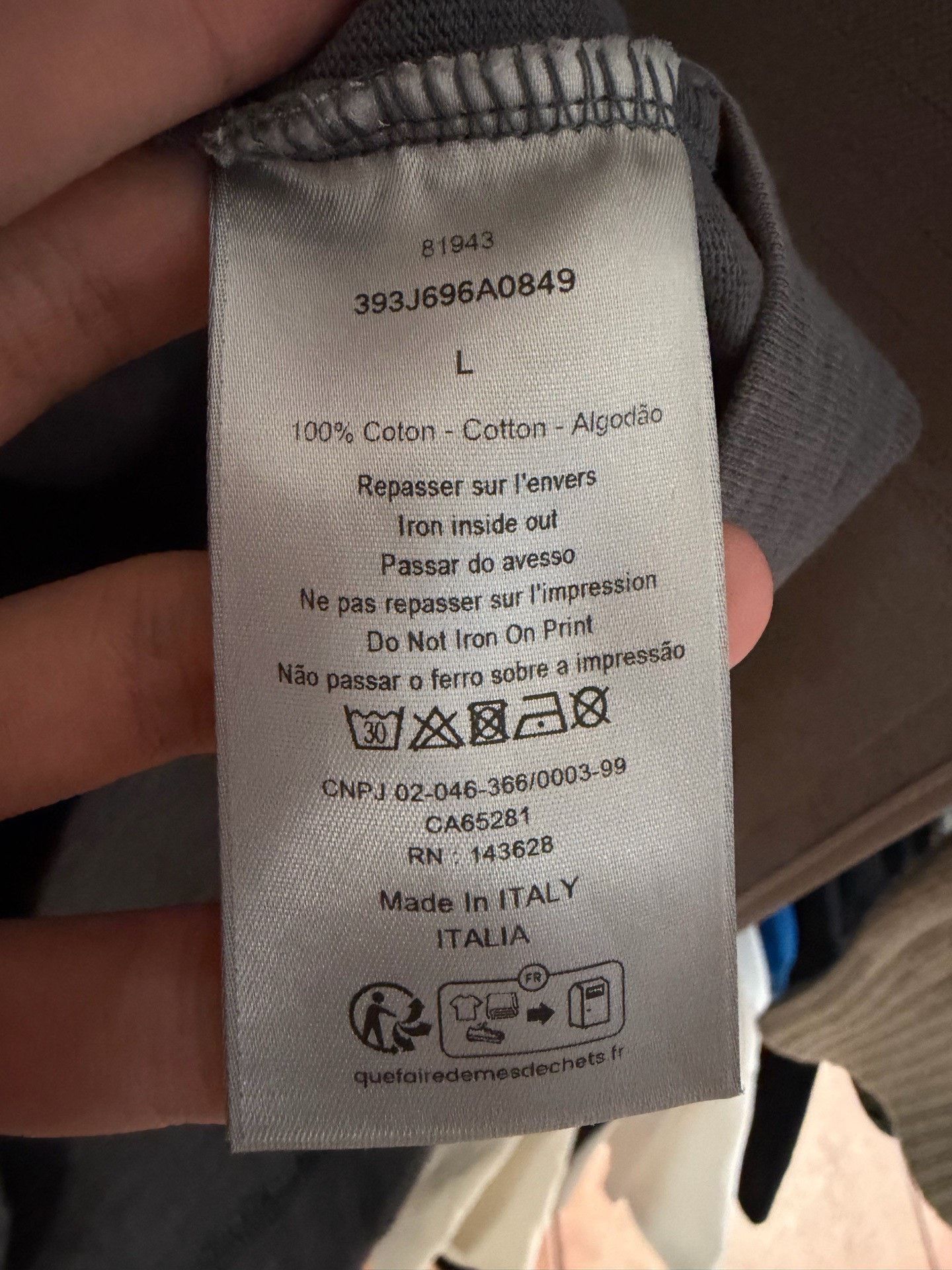 Dior Dior Retro Gray T-Shirt l Men Size US L / EU 52-54 / 3 - 4 Thumbnail