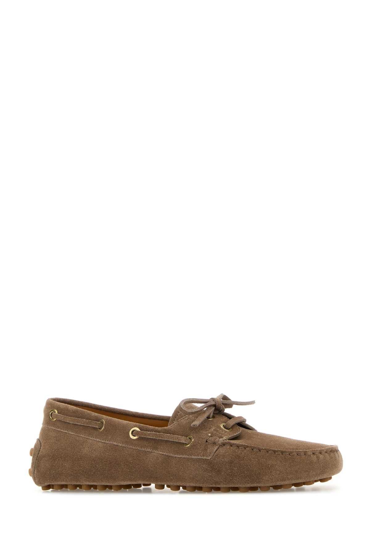 Tod's Cappuccino Suede Loafers Size US 7.5 / IT 37.5 - 2 Thumbnail