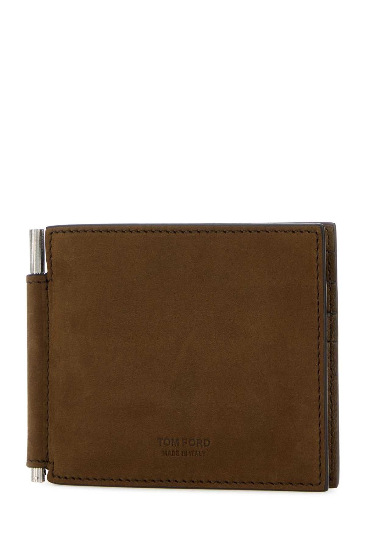 Tom Ford Brown Nubuck Wallet Size ONE SIZE - 2 Thumbnail