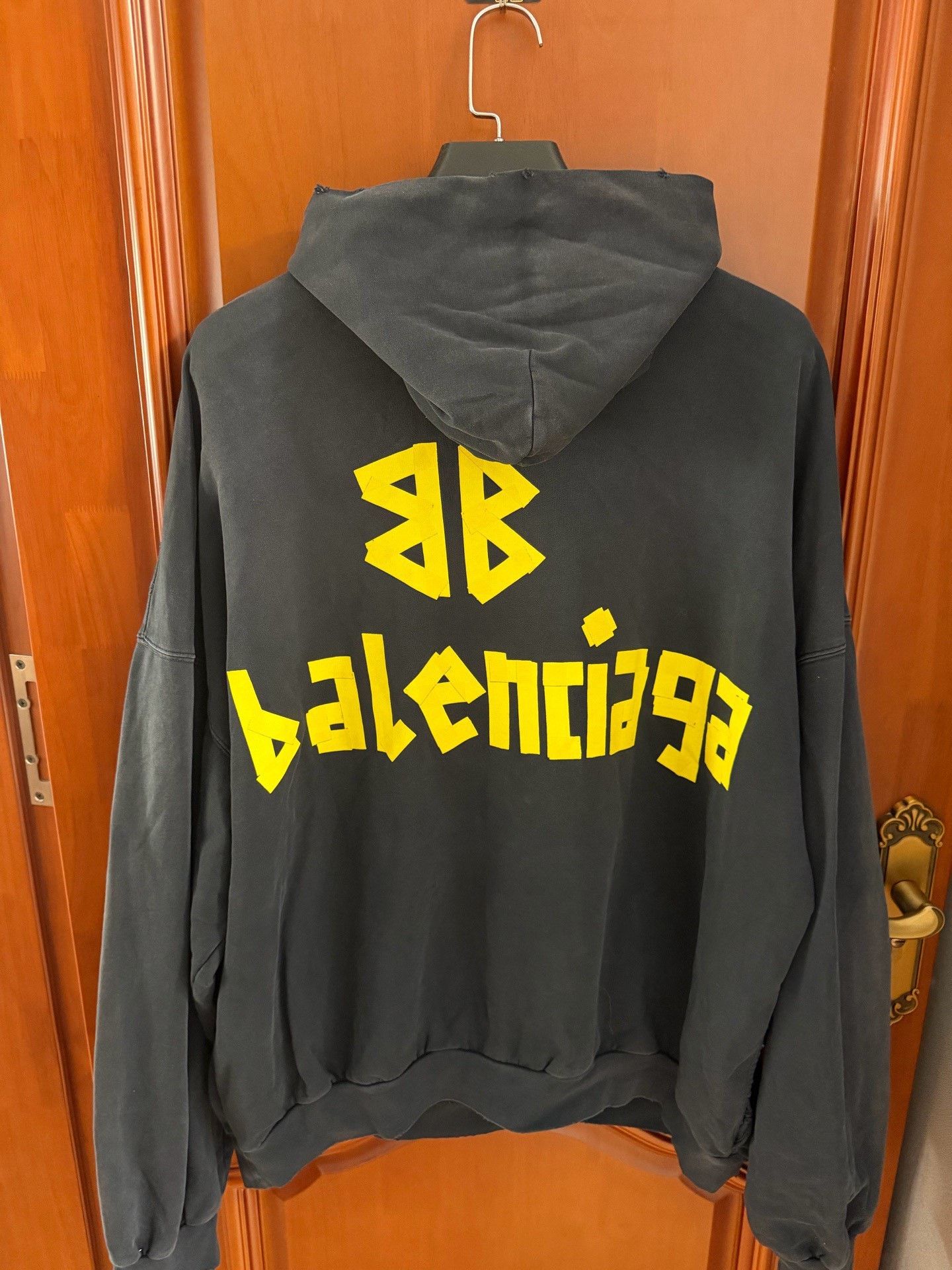 Balenciaga Balenciaga Black Hoodie m Men Size US M / EU 48-50 / 2 - 2 Thumbnail