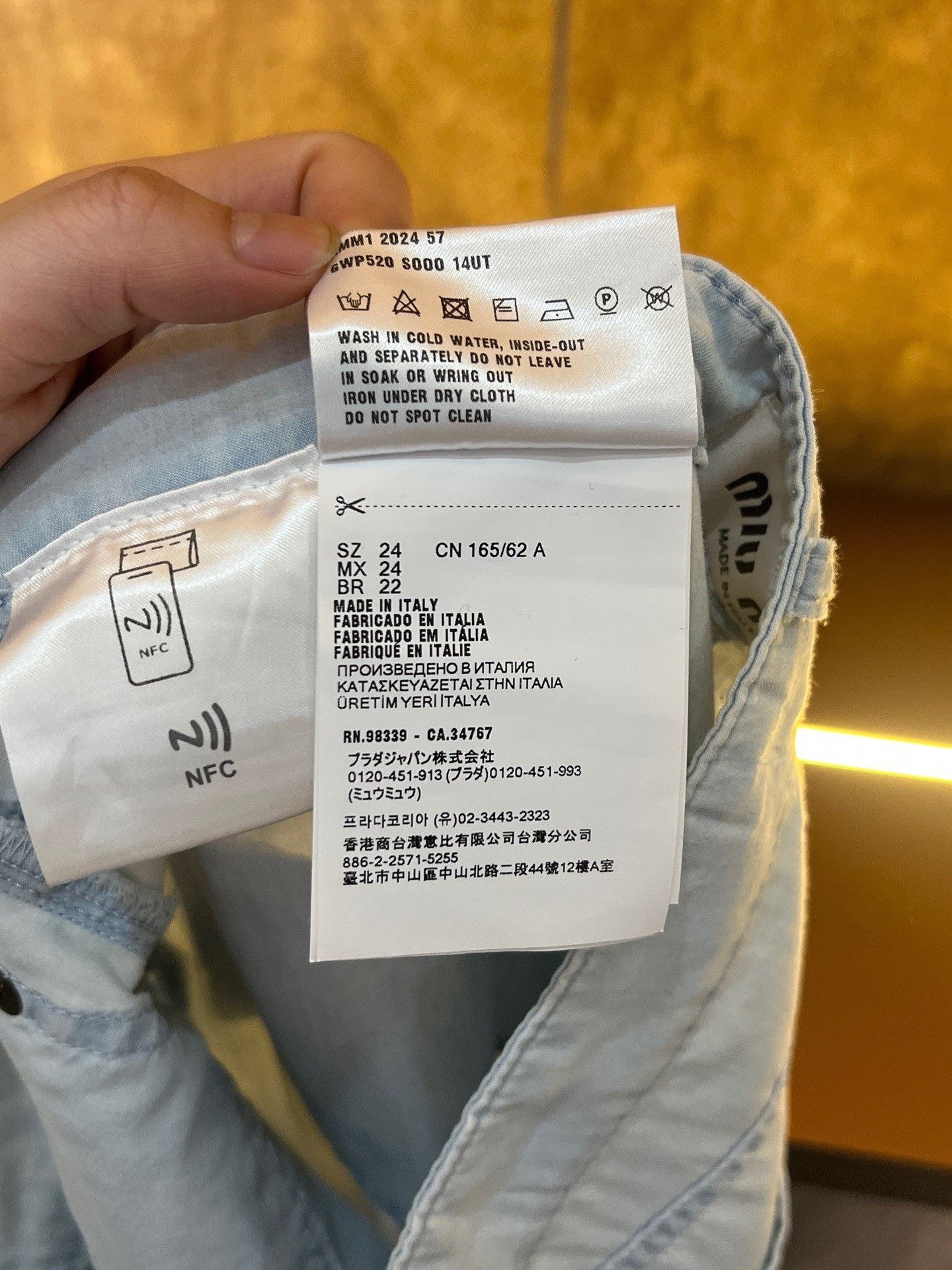 Miu Miu Miu Miu Denim Jeans 30 Women Size 30" / US 8 / IT 44 - 5 Thumbnail