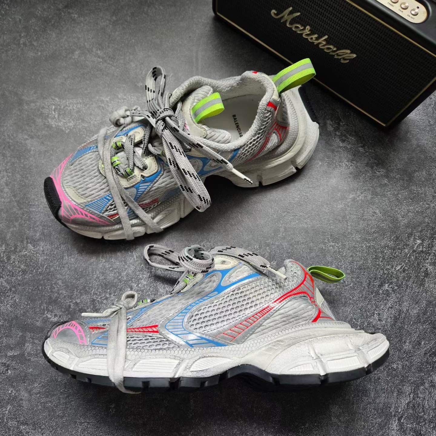 Balenciaga Balenciaga Rainbow Multi Lowtop Sneakers us_6-5 Women Size US 6.5 / IT 36.5 - 4 Thumbnail