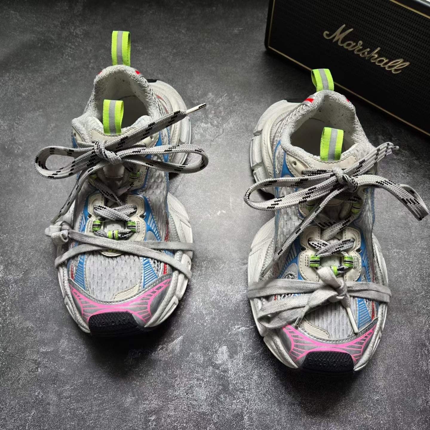 Balenciaga Balenciaga Rainbow Multi Lowtop Sneakers us_6-5 Women Size US 6.5 / IT 36.5 - 2 Thumbnail