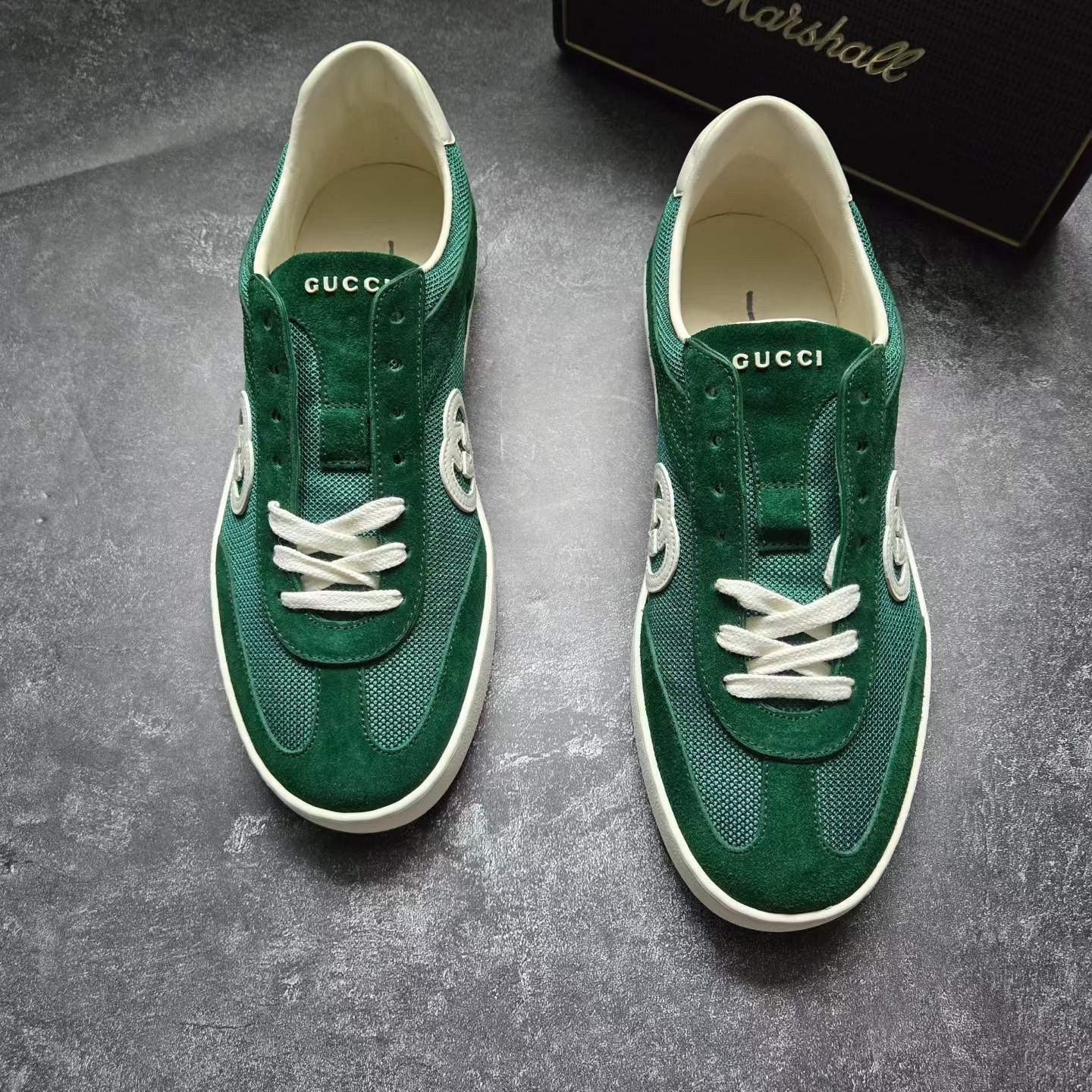 Gucci Gucci Green Lowtop Sneakers 6.5 Men Size US 6.5 / EU 39-40 - 2 Thumbnail