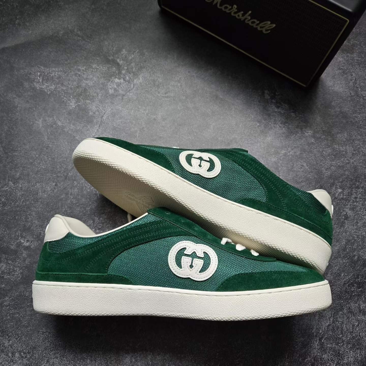 Gucci Gucci Green Lowtop Sneakers 6.5 Men Size US 6.5 / EU 39-40 - 9 Thumbnail
