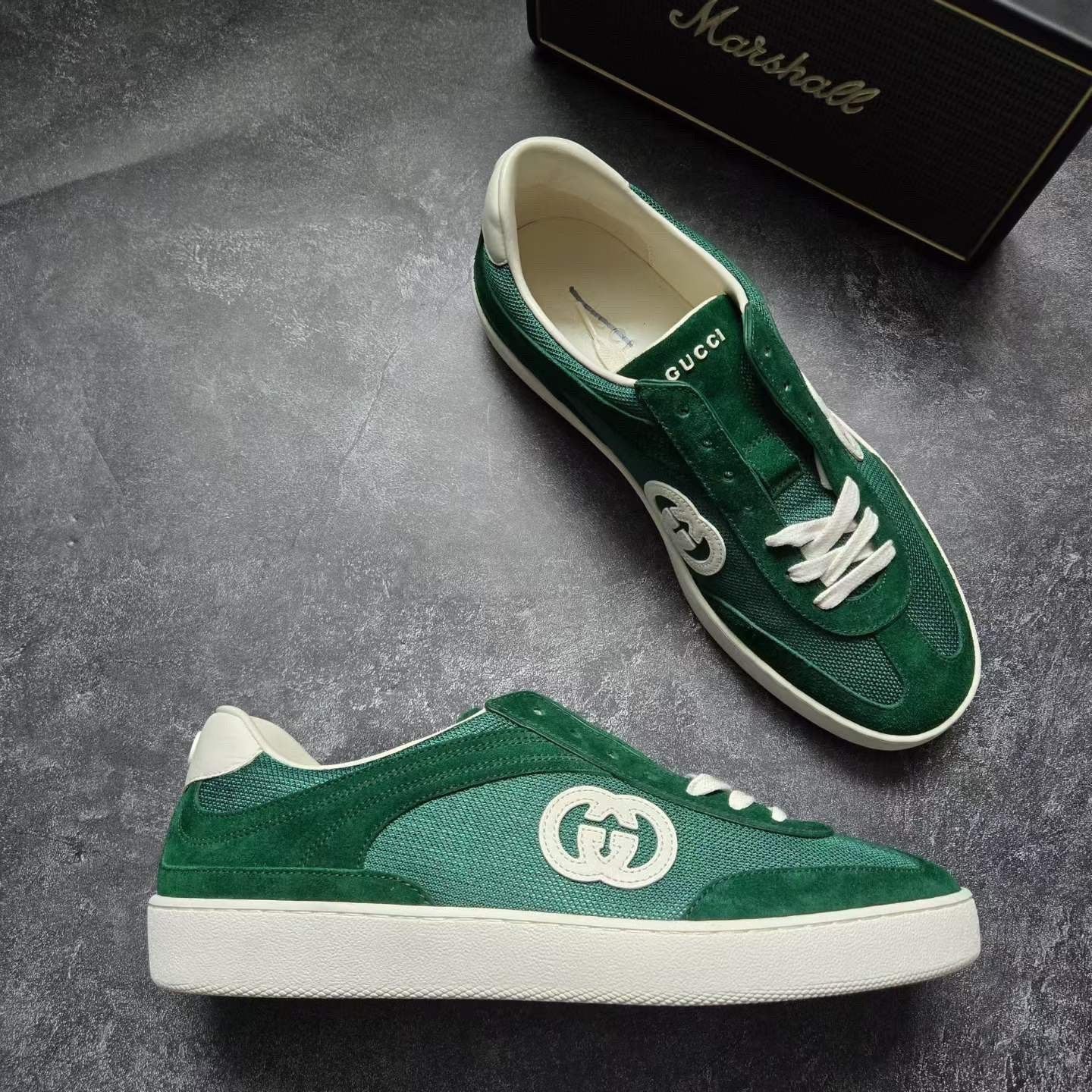 Gucci Gucci Green Lowtop Sneakers 6.5 Men Size US 6.5 / EU 39-40 - 6 Thumbnail