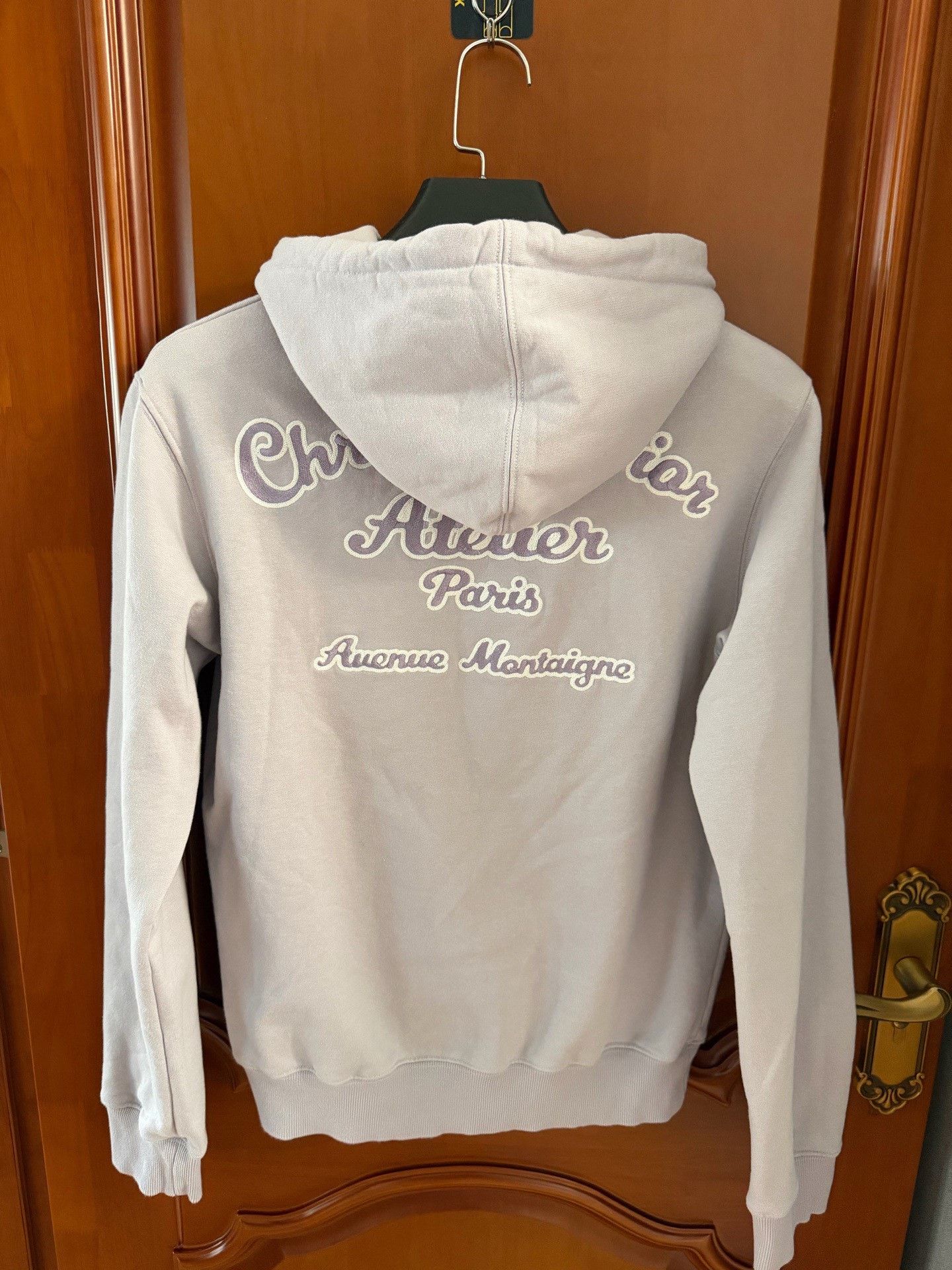 Dior Dior Embroidered Purple Hoodie XS Women Size XS / US 0-2 / IT 36-38 - 2 Thumbnail