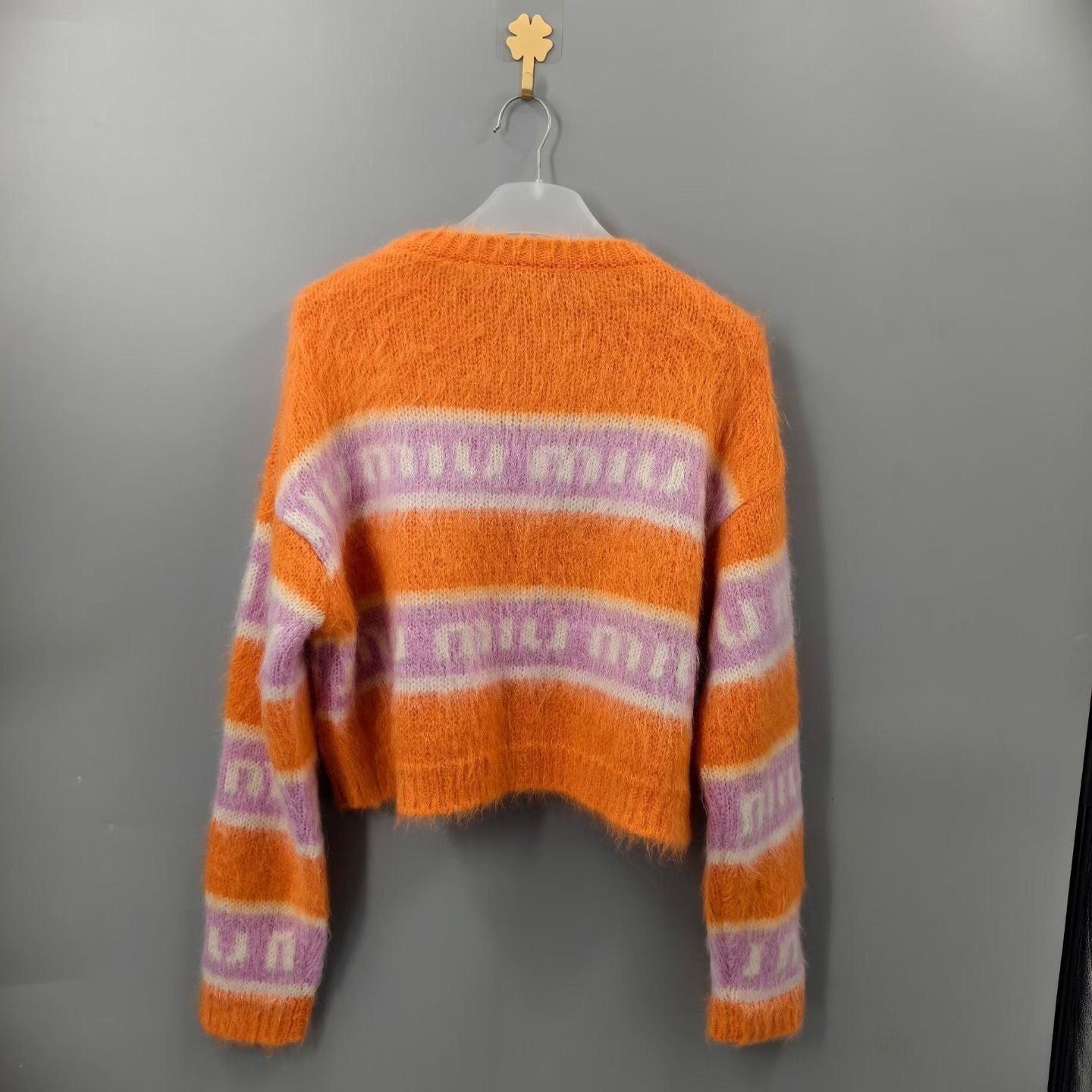 Miu Miu Miu Miu Retro Striped Multi Sweater S Women Size S / US 4 / IT 40 - 2 Thumbnail