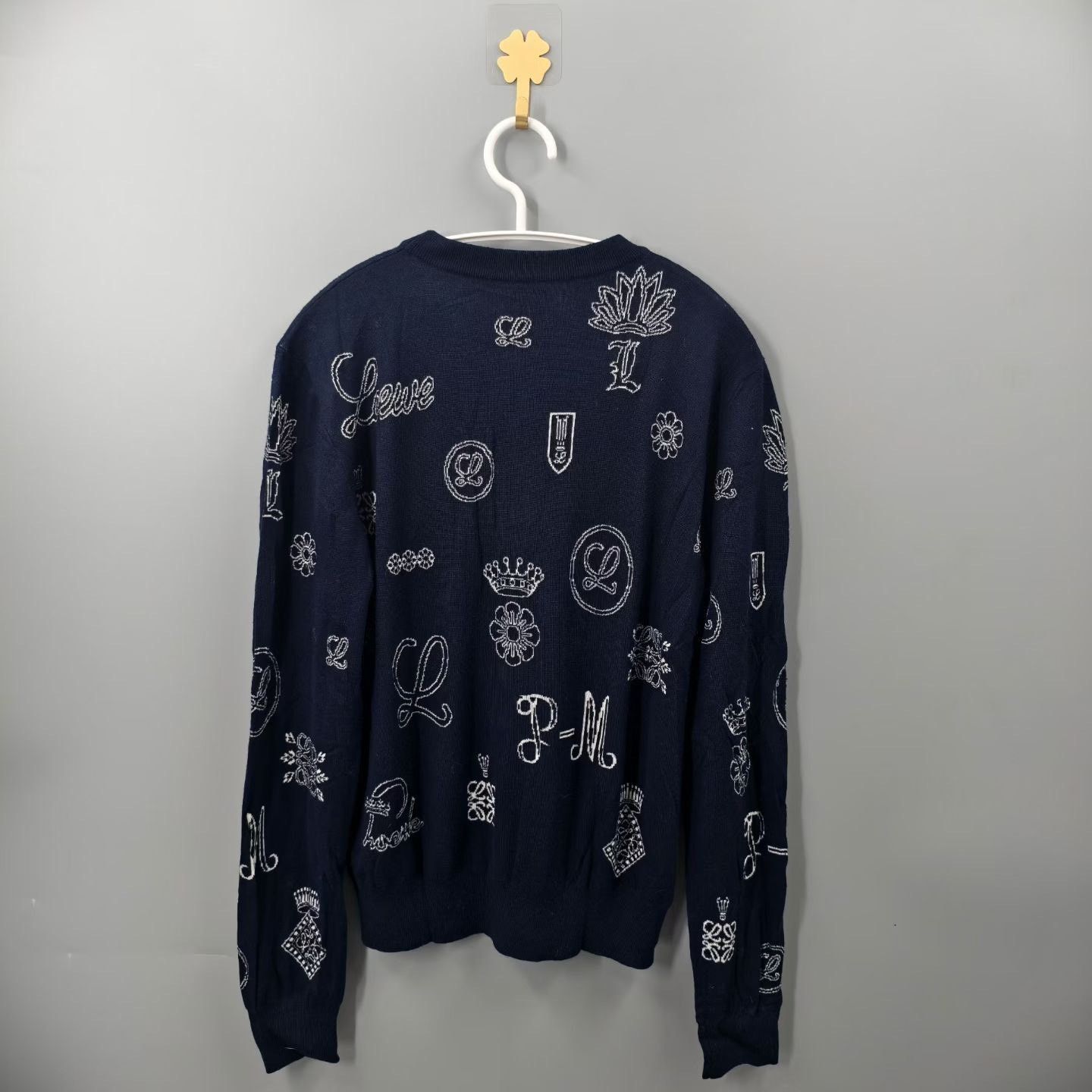 Loewe Loewe Retro Blue Sweater s Men Size US S / EU 44-46 / 1 - 2 Thumbnail