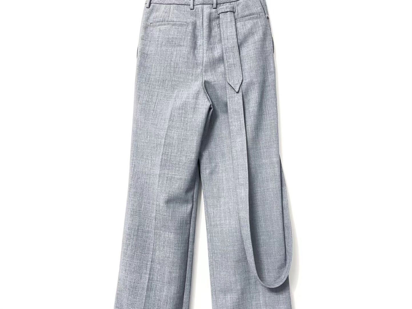 Louis Vuitton Louis Vuitton Wool Gray Formal Trousers 40r Men Size 40R - 4 Thumbnail