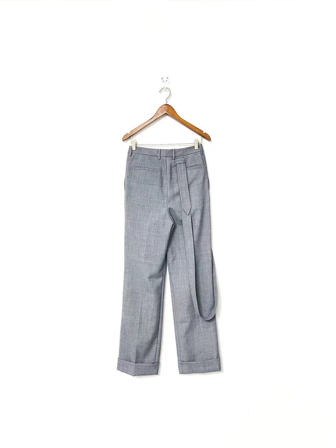 Louis Vuitton Louis Vuitton Wool Gray Formal Trousers 40r Men Size 40R - 3 Thumbnail