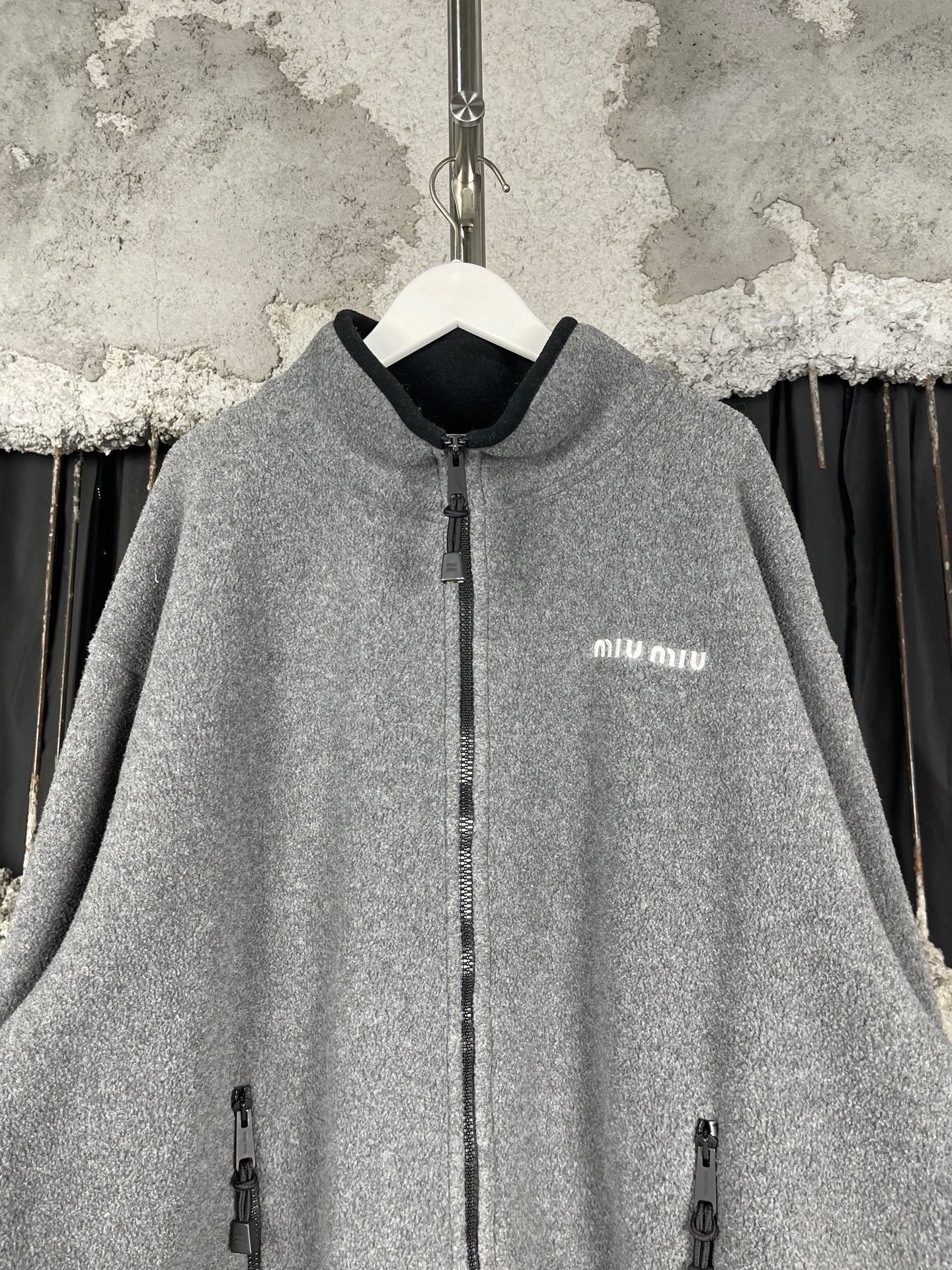 Miu Miu Miu Miu Gray Jacket M Women Size M / US 6-8 / IT 42-44 - 3 Thumbnail