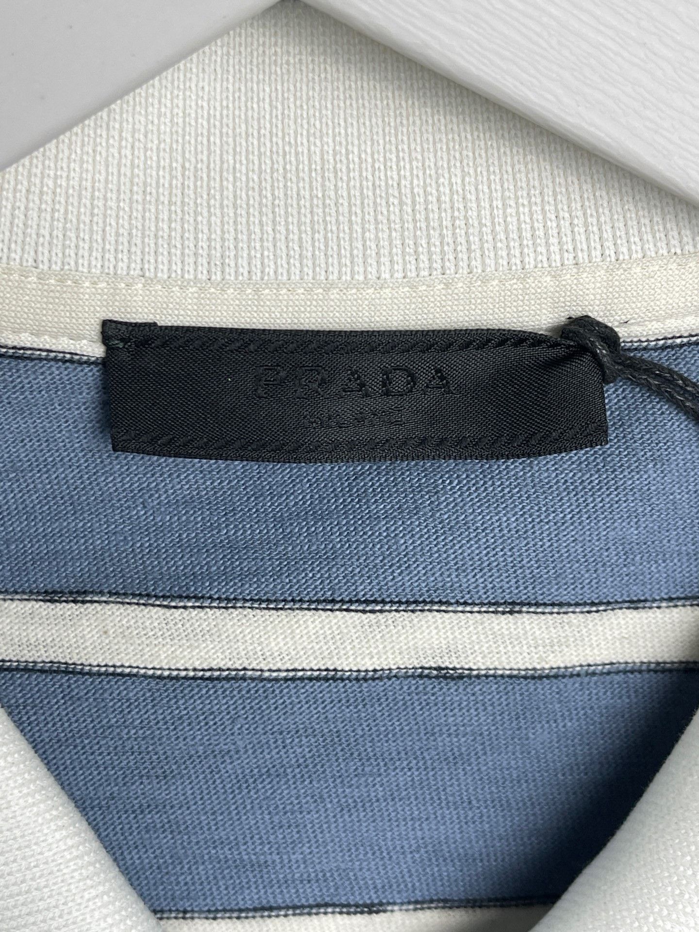 Prada Prada Striped Polo m Men Size US M / EU 48-50 / 2 - 7 Thumbnail