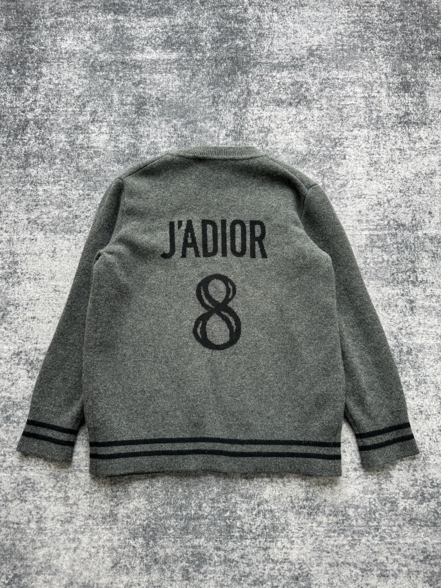 Dior Dior Gray Sweater S Women Size S / US 4 / IT 40 - 2 Thumbnail