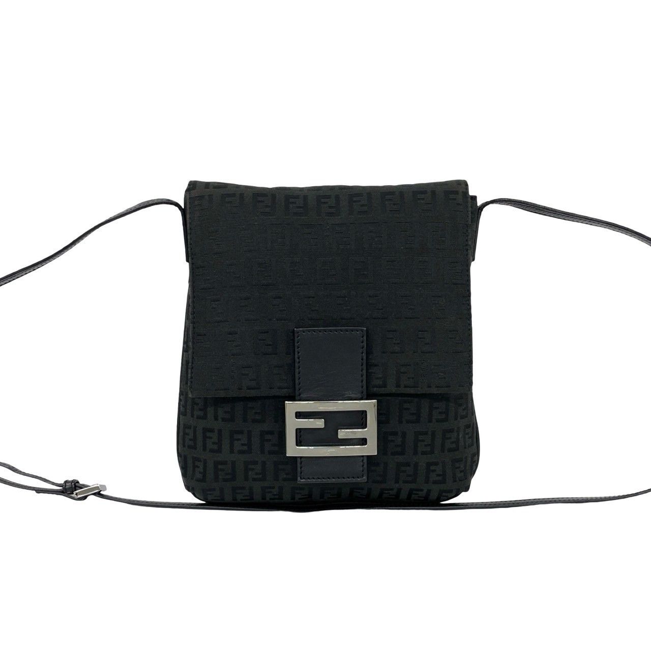 Fendi Fendi Fendi Zucchino Canvas Leather Shoulder Bag Textile Shoulder Bag DUTY FREE for USA Size ONE SIZE - 2 Thumbnail