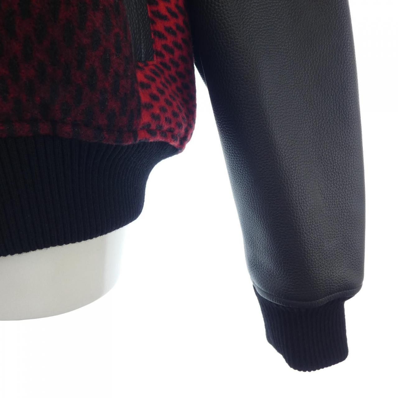 Louis Vuitton Louis Vuitton Louis Vuitton Cashmere Blend Leather Blouson Leather Outerwear HRL83EBQV DUTY FREE for USA Size ONE SIZE - 6 Thumbnail