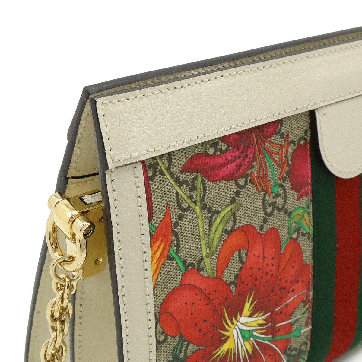 Gucci Gucci Gucci Ophidia GG Flora PVC Shoulder Bag Plastic / Synthetic Shoulder Bag 503877 DUTY FREE for USA Size ONE SIZE - 4 Thumbnail