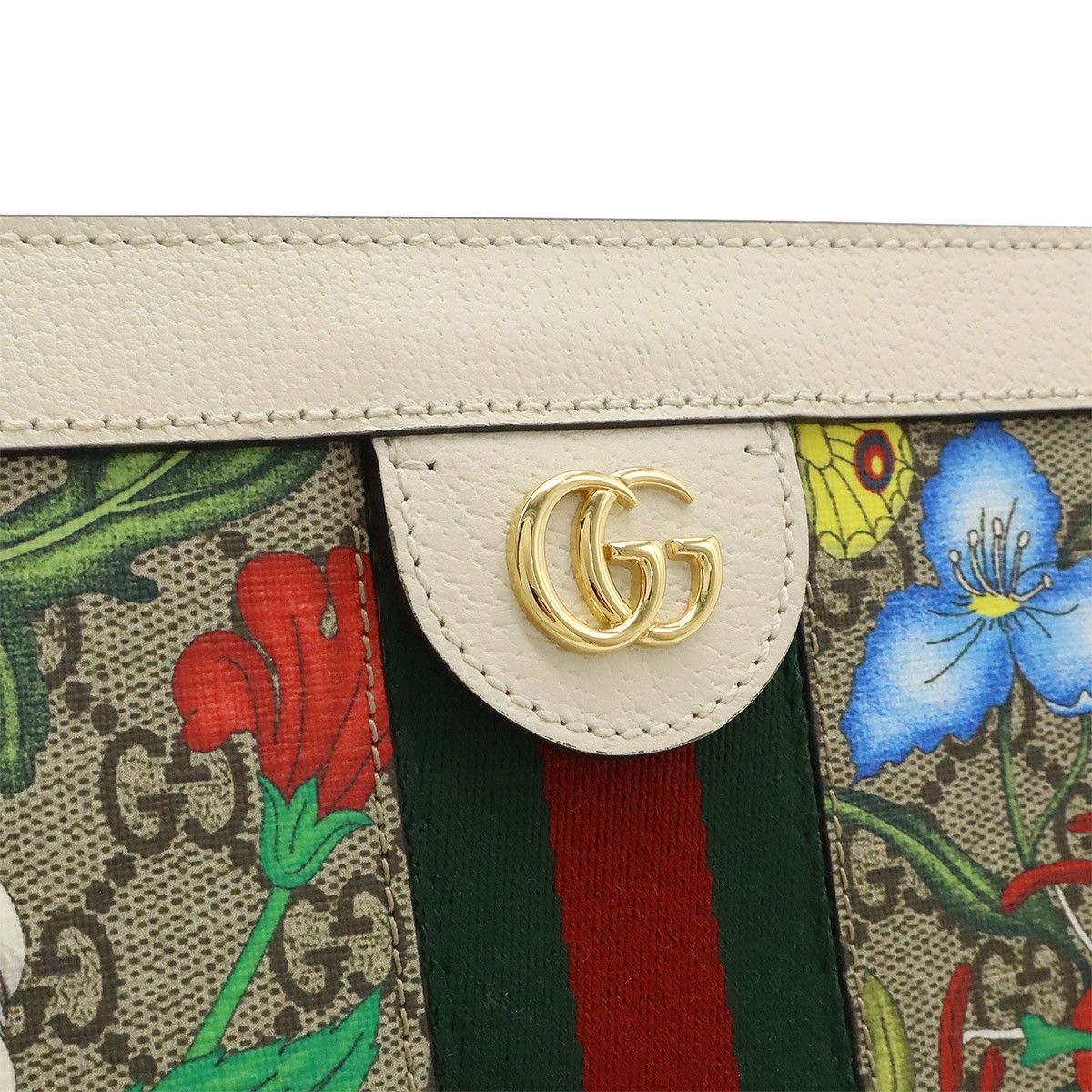 Gucci Gucci Gucci Ophidia GG Flora PVC Shoulder Bag Plastic / Synthetic Shoulder Bag 503877 DUTY FREE for USA Size ONE SIZE - 7 Thumbnail