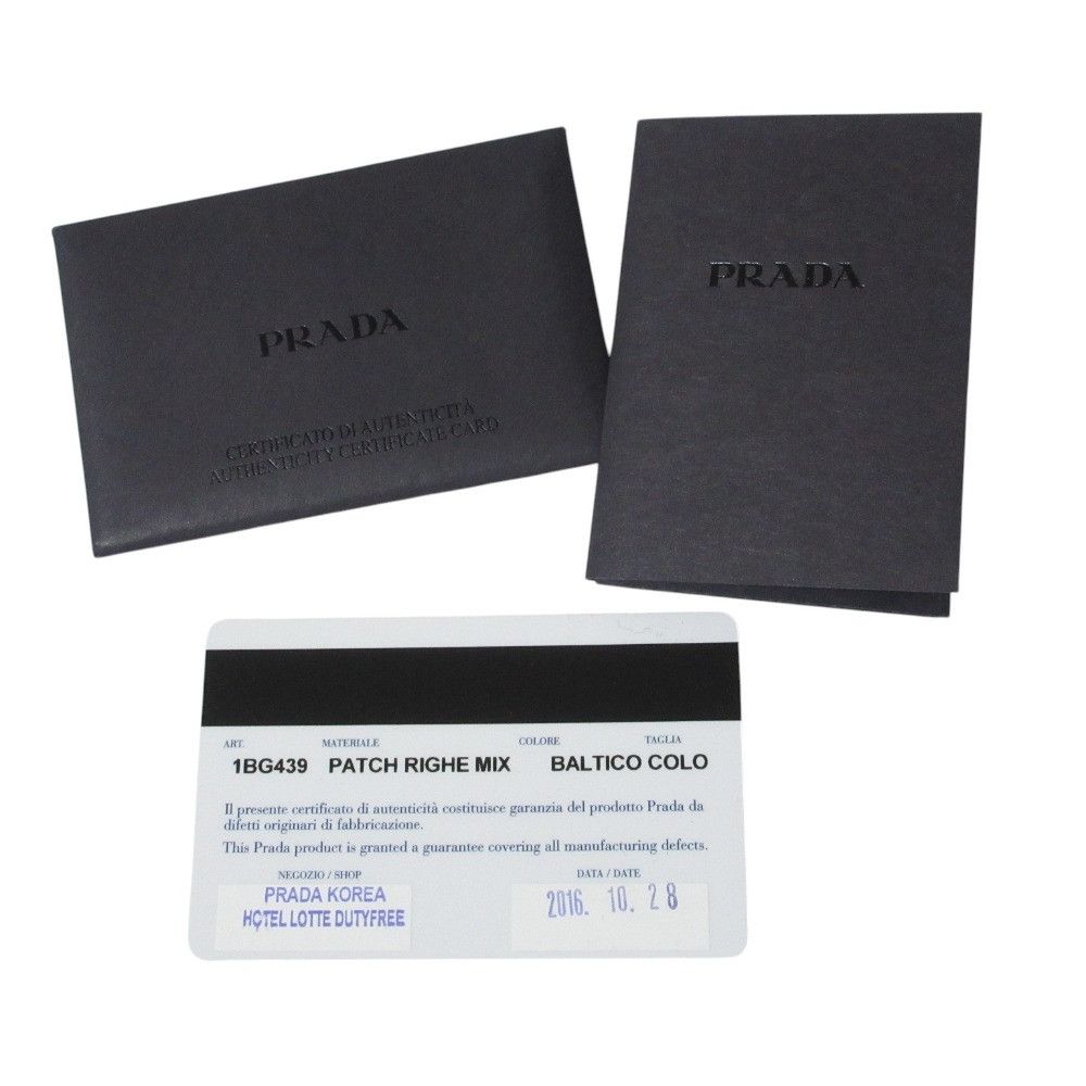 Prada Prada Prada Canapa Patchwork 2way bag Textile Handbag 1BG439 DUTY FREE for USA Size ONE SIZE - 18 Thumbnail