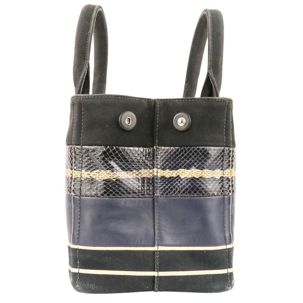 Prada Prada Prada Canapa Patchwork 2way bag Textile Handbag 1BG439 DUTY FREE for USA Size ONE SIZE - 5 Thumbnail