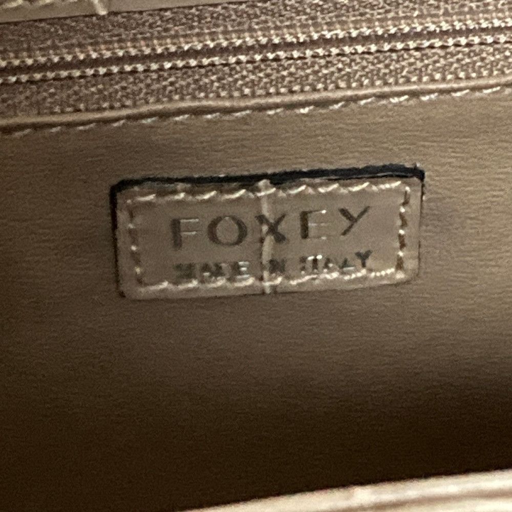 Other Other FOXEY Bag Gateau au chocolat 2way handbag Leather Handbag DUTY FREE for USA Size ONE SIZE - 8 Thumbnail
