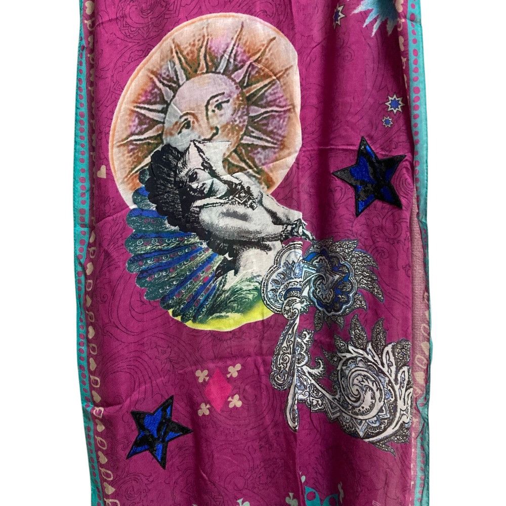 Etro Etro Etro Paisley Wool Silk Stole Textile Scarf DUTY FREE for USA Size ONE SIZE - 6 Thumbnail