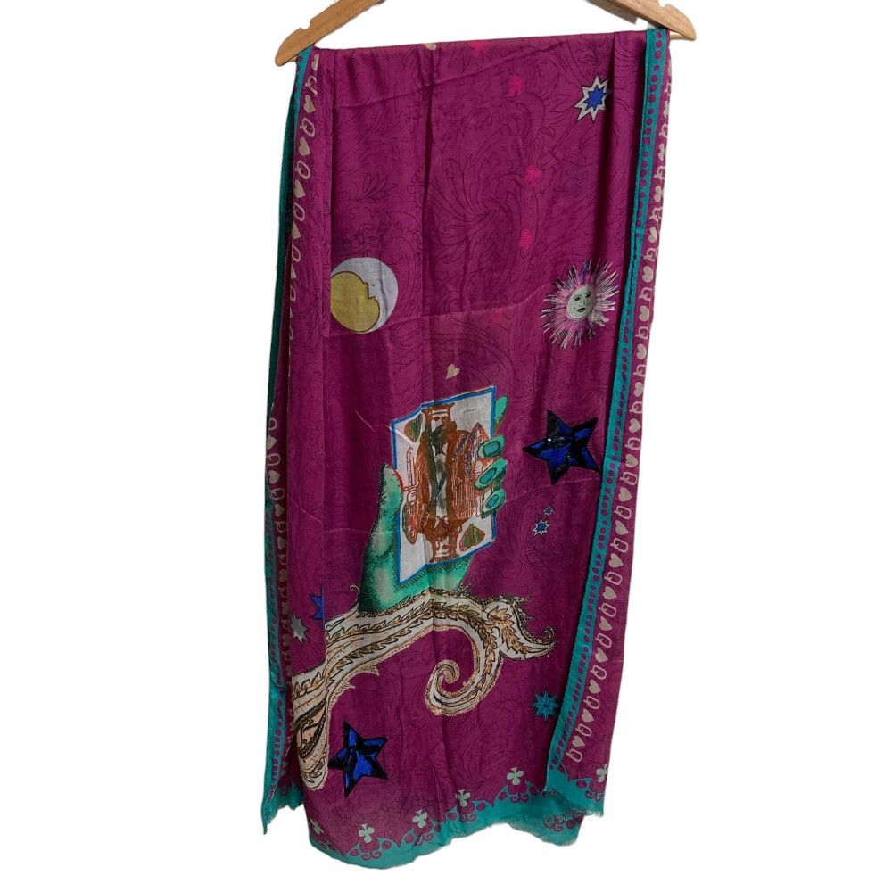 Etro Etro Etro Paisley Wool Silk Stole Textile Scarf DUTY FREE for USA Size ONE SIZE - 3 Thumbnail