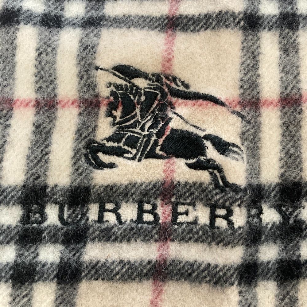 Burberry Burberry Burberry Wool Scarf Textile Scarf DUTY FREE for USA Size ONE SIZE - 4 Thumbnail
