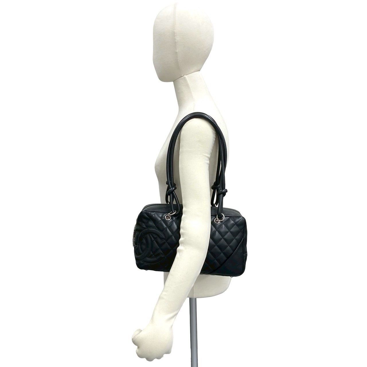 Chanel Chanel Chanel Cambon Line Leather Handbag Leather Handbag DUTY FREE for USA Size ONE SIZE - 3 Thumbnail