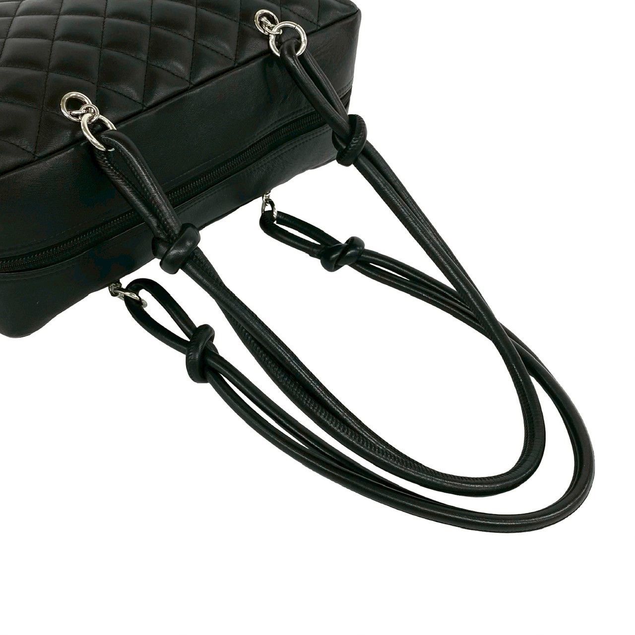 Chanel Chanel Chanel Cambon Line Leather Handbag Leather Handbag DUTY FREE for USA Size ONE SIZE - 5 Thumbnail