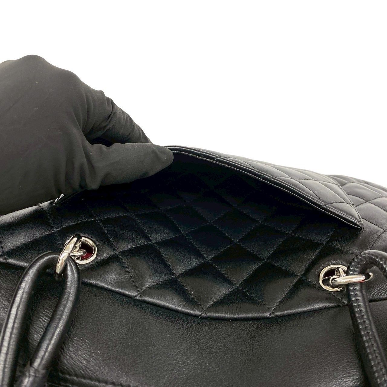 Chanel Chanel Chanel Cambon Line Leather Handbag Leather Handbag DUTY FREE for USA Size ONE SIZE - 11 Thumbnail
