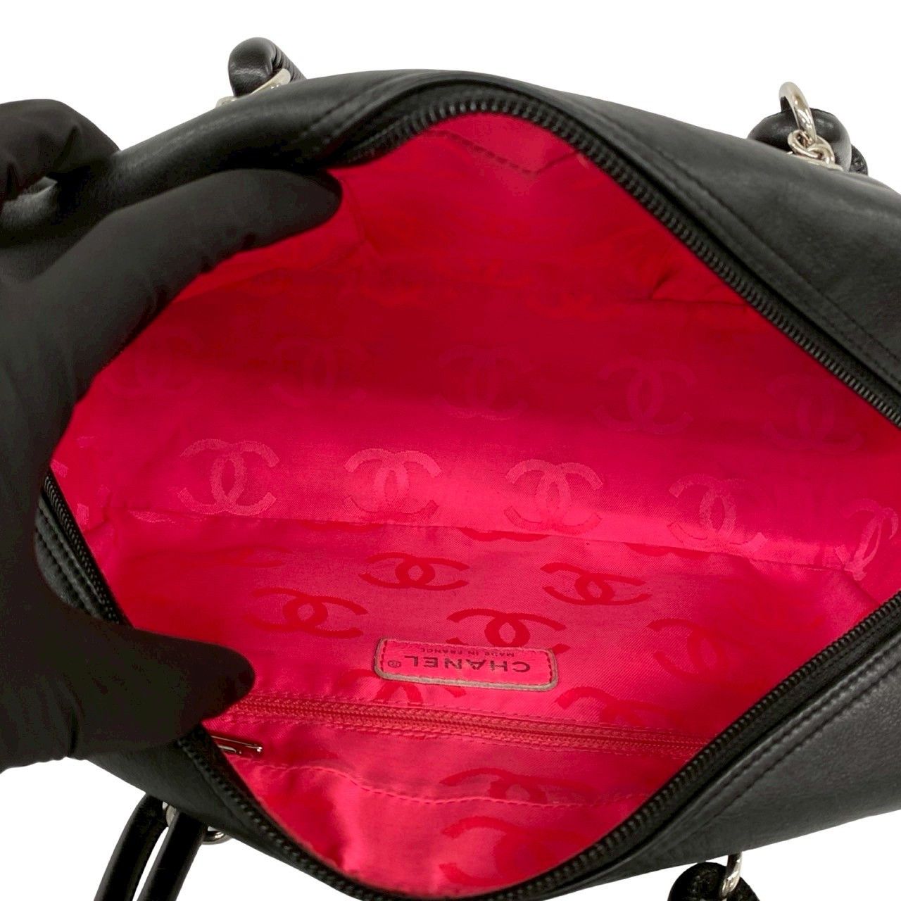 Chanel Chanel Chanel Cambon Line Leather Handbag Leather Handbag DUTY FREE for USA Size ONE SIZE - 10 Thumbnail