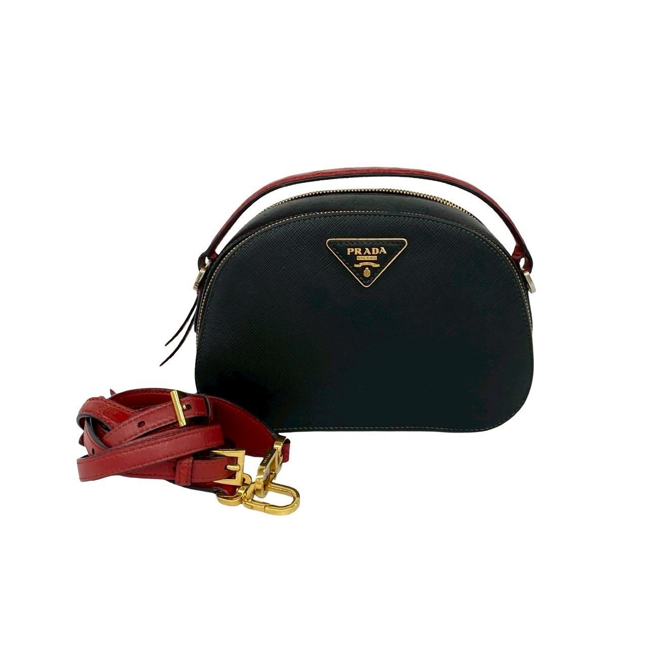 Prada Prada Prada Leather 2way Bag Leather Shoulder Bag DUTY FREE for USA Size ONE SIZE - 2 Thumbnail