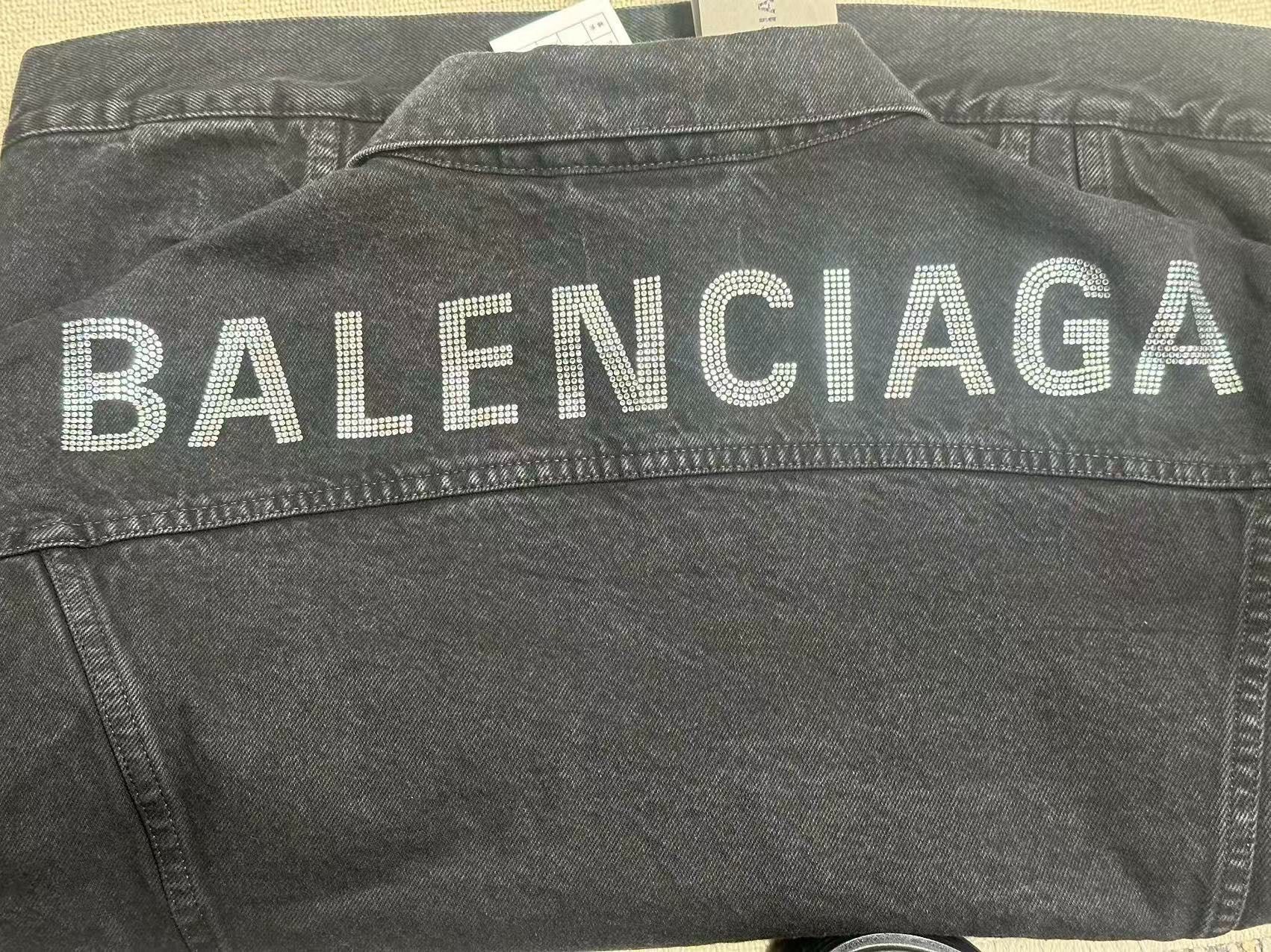 Balenciaga Balenciaga Denim Black Jacket S Women Size S / US 4 / IT 40 - 3 Thumbnail